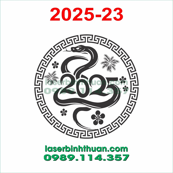 File Khắc Dưa Hấu 2025 Mẫu 23 - Con Rắn Ất Tỵ 3 File Khắc Dưa Hấu 2025 Mẫu 23 - Con Rắn Ất Tỵ