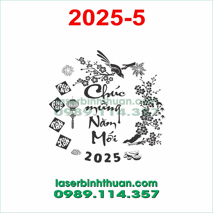 File Khắc Dưa Hấu 2025 Mẫu 5 - Chúc Mừng Năm Mới 3 File Khắc Dưa Hấu 2025 Mẫu 5 - Chúc Mừng Năm Mới