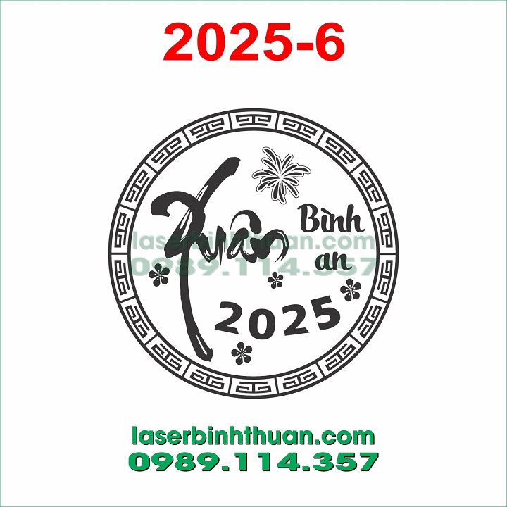 File Khắc Dưa Hấu 2025 Mẫu 6 - Chữ Xuân Thư Pháp 2025 3 File Khắc Dưa Hấu 2025 Mẫu 6 - Chữ Xuân Thư Pháp 2025