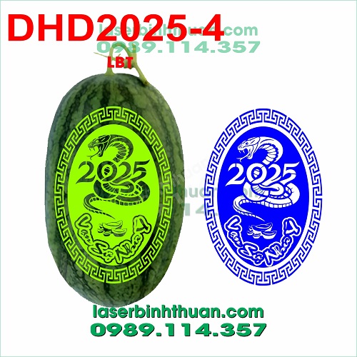 File Khắc Dưa Hấu Dài 2025 Mẫu 4 2 dua hau dai 2025 MAU 4 demo con rắn Ất Tỵ