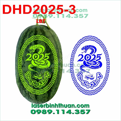 File Khắc Dưa Hấu Dài 2025 Mẫu 3 2 dua hau dai-2025 mau 3 demo con rắn Ất Tỵ
