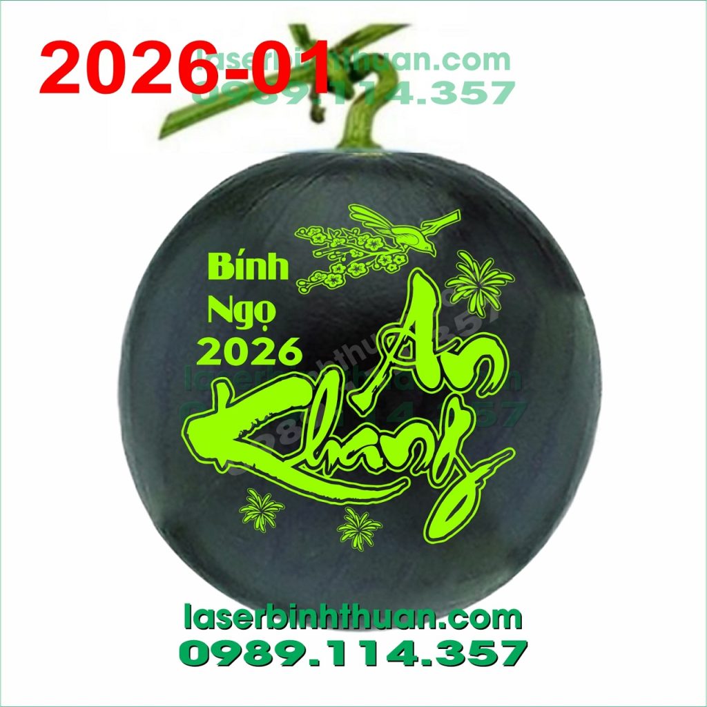 File Khắc Dưa Hấu 2026 Mẫu 1 - An Khang 2 File Khắc Dưa Hấu 2026 Mẫu 1 - An Khang