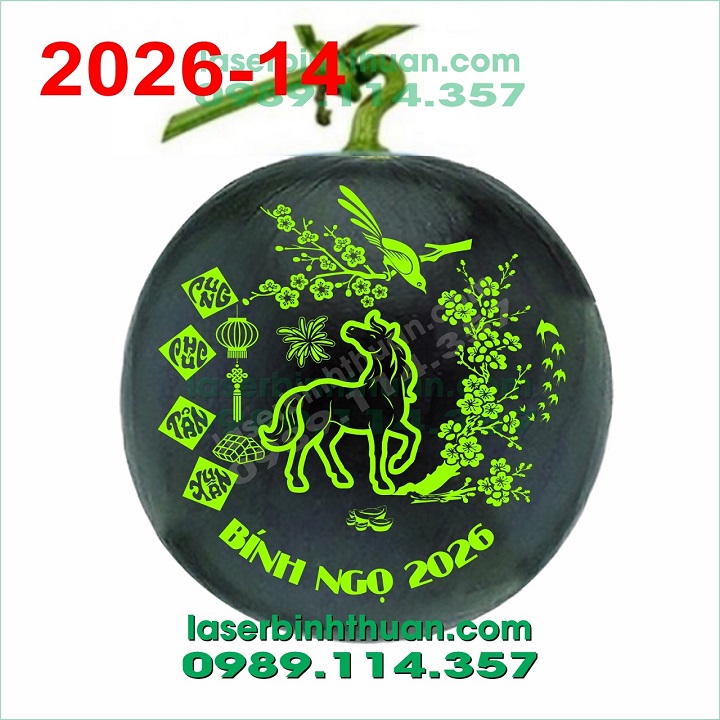 File Khắc Dưa Hấu 2026 Mẫu 14