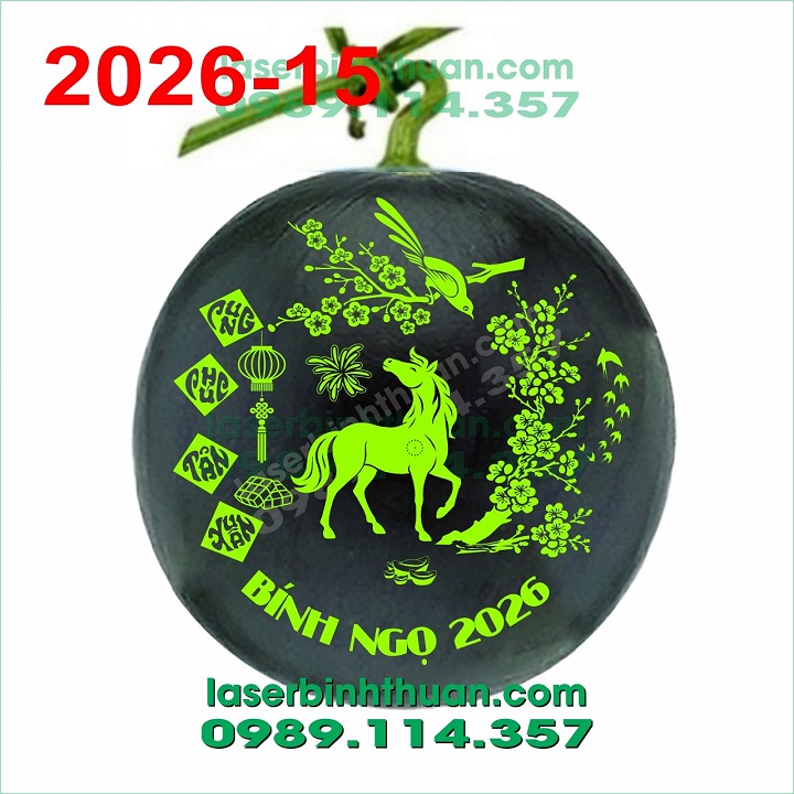 File Khắc Dưa Hấu 2026 Mẫu 15