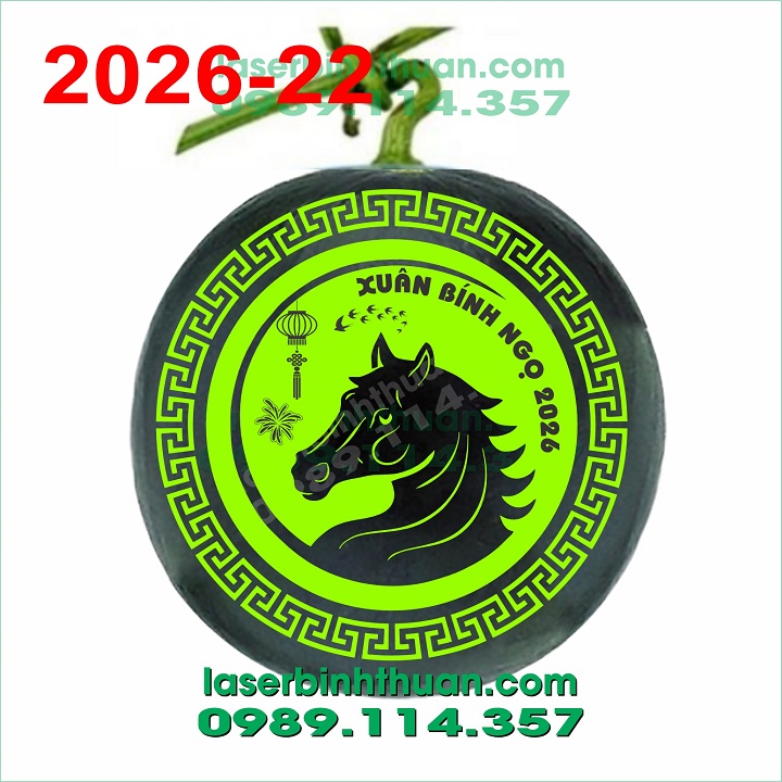 File Khắc Dưa Hấu 2026 Mẫu 22